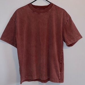 Hollister Washed Rust Short Sleeve Crewneck Tee